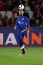 Gerard Pique juggling with the ball