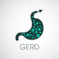 Gerd logo vector icon Royalty Free Stock Photo