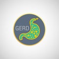 Gerd logo vector icon Royalty Free Stock Photo