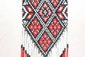 Gerdan is a women`s beaded jewelry. Ukrainian women use folk patterns, ancient symbols when weaving gerdans.