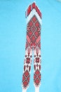 Gerdan is a women`s beaded jewelry. Ukrainian women use folk patterns, ancient symbols when weaving gerdans.