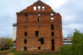 Gergardt mill - building of steam mill of early XX century, destroyed in Battle of Stalingrad during Second World War. Volgograd,