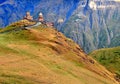 Gergeti church in Kazbegi, Georgia