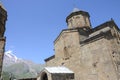 Gergeti Holy Trinity Church, Kazbegi, Georgia Royalty Free Stock Photo