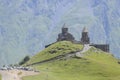 Gergeti Holy Trinity Church, Kazbegi, Georgia Royalty Free Stock Photo