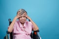 Geriatric Headaches and Migraines Royalty Free Stock Photo