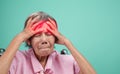 Geriatric Headaches and Migraines Royalty Free Stock Photo