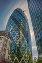 The Gerkin in the City of London Royalty Free Stock Photo