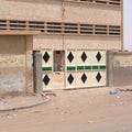 Decorated gate in the town of Germa