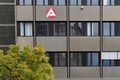 German agencies symbol on facade.