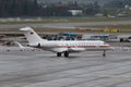 German Air Force Bombardier Global 5000 jet in Zurich in Switzerland