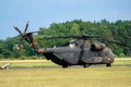 German Air Force Sikorsky CH-53 transport helicopter Royalty Free Stock Photo