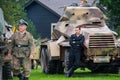 German armored car crewman.