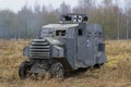 German armored car Ehrhardt E-V/4 at the historic festival the Civil war in Russia. Northwest, 1919