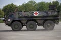 German armoured personnel carrier Fuchs, medical version Royalty Free Stock Photo