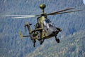 German Army Airbus Helicopters Tiger. Military attack helicopter at air base. Aviation and rotorcraft. Transport and airlift. Royalty Free Stock Photo