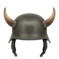 German Army helmet with horns Royalty Free Stock Photo