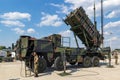 German army military mobile MIM-104 Patriot surface-to-air missile SAM system. Germany - June 9, 2018 Royalty Free Stock Photo