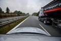 German autobahn a traffic travel