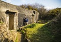 German battery in Maisy, Normandy Royalty Free Stock Photo