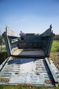 German battery in Maisy, Normandy Royalty Free Stock Photo