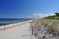 German beach and blue sky, Fischland Darss, Baltic