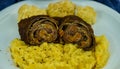 German Beef Roulade Royalty Free Stock Photo