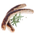 German Bratwurst (on white)