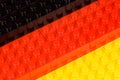 German building block flag Royalty Free Stock Photo