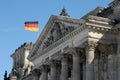 Detail of the Bundestag in Berlin