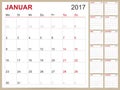 German Calendar 2017