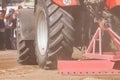 German case puma cvx 150 tractor drives on track