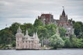 German Castle built on one of the Thousand Islands, Ontario, Can Royalty Free Stock Photo