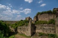 German castle ruin called Rheinfels