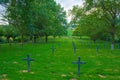 A German cemetery of world war one in France Royalty Free Stock Photo