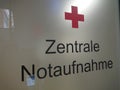 Central Emergency Room in German language
