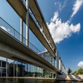 German Chancellery (Bundeskanzleramt) and Bridge over Spree Royalty Free Stock Photo