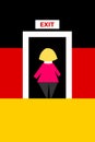 German chancellor Angela Merkel is leaving