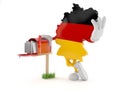 German character with mailbox