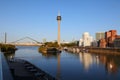 German city - Dusseldorf city Hafen