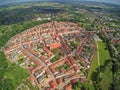 German city Wittstock/Dosse form the air