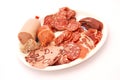 German cold meat platter Royalty Free Stock Photo