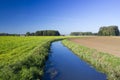 German countryside landscape, Lower Rhine Region Royalty Free Stock Photo