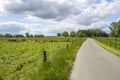 German countryside landscape, Lower Rhine Region, Germany Royalty Free Stock Photo