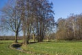 German countryside landscape in winter, Issum, Germany Royalty Free Stock Photo