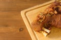 German crispy pork knuckle Royalty Free Stock Photo
