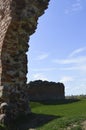 Ruins of Ludza medieval castle.