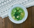 German cucumber soup Royalty Free Stock Photo