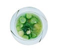 German cucumber soup Royalty Free Stock Photo