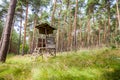 German deerstand in a forest